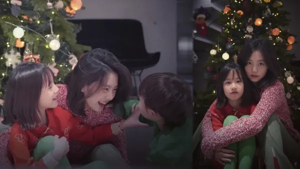 黃多多曬合影慶祝聖誕節 弟弟正臉首曝光軟萌可愛