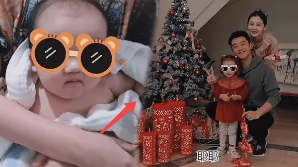 苗苗晒视频秀一双儿女 姐弟俩如复制粘贴