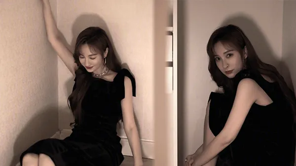 吴昕晒美照庆祝40岁生日 穿小黑裙赤脚优雅又随性