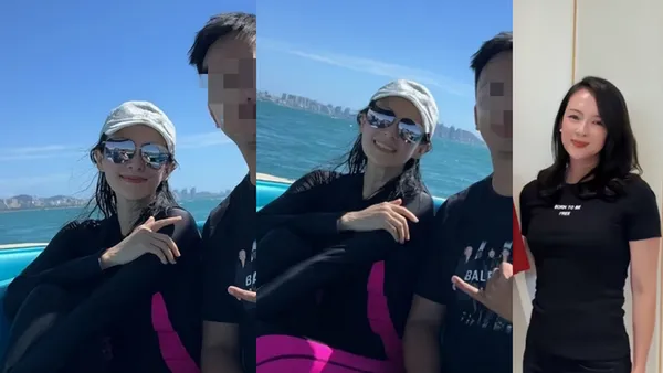 章子怡三亚度假与友合影 被赞身材管理优秀状态佳