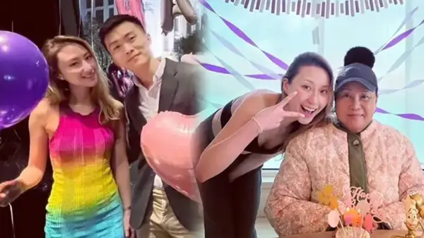 何超云与未婚夫甜蜜合影庆生 赌王三太罕露面