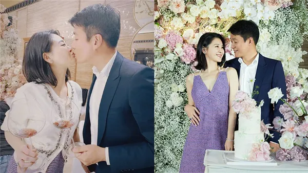 佟大为为妻子关悦庆祝生日 当众甜蜜接吻羡煞旁人