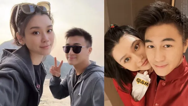 奚梦瑶晒与何猷君出游合照 两人笑对镜头好恩爱