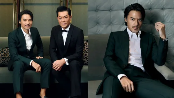 冯德伦晒照与古天乐一起出席活动 二人合照优雅帅气