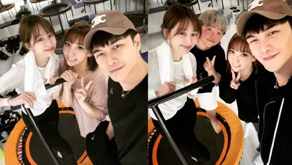 Wang Xinling posted a fitness photo with her friends in good condition, such as peach blossom as a young girl.