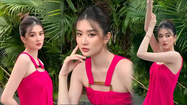 乔欣晒海边泰式美照 明艳照人似泰剧女主角