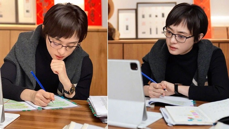 孙俪分享等等小花自制的黑暗高糖甜品 透露马上要进组了