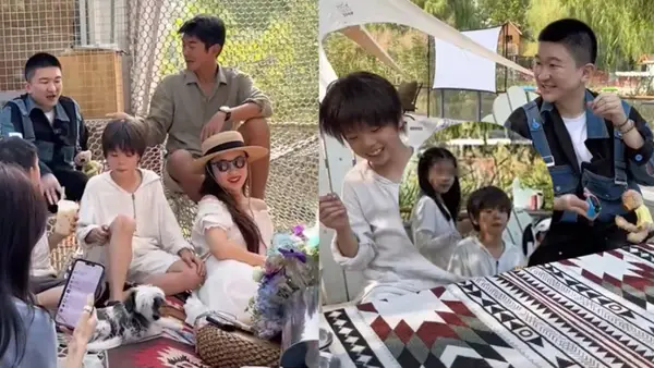 霍思燕杜江带嗯哼与张大大聚会 二胎女儿疑似露面