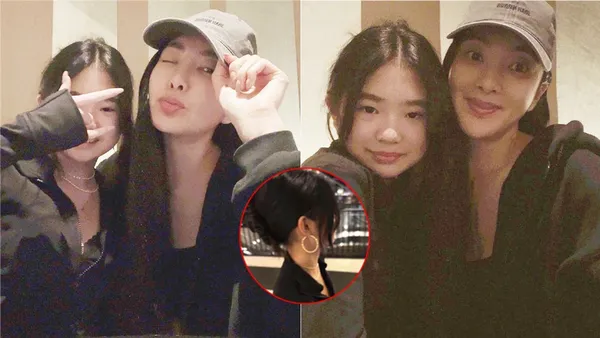 吴速玲晒与女儿Grace合照 母女俩打扮时尚搞怪有爱