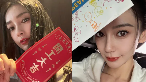 Angelababy晒自拍美照五官精致 甜问粉丝“喜欢哪个”