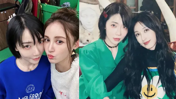 张俪张歆艺发文为刘恋庆生 美女贴脸合影超级养眼