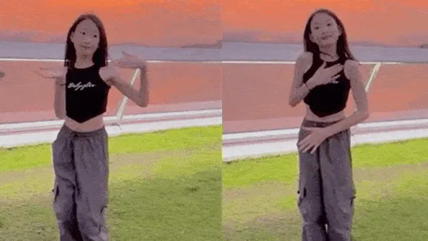 李小鹏女儿翻跳《flower》 穿露脐装腰肢纤细美丽大方