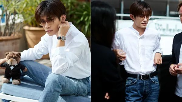 易烊千玺戛纳慵懒随拍 白衬衫墨镜造型帅气十足