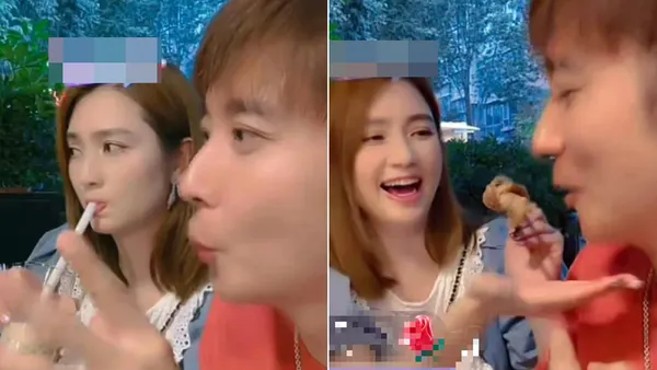 Hong Xin and Zhang Danfeng live broadcast together to break the divorce rumors and feed each other is sweet