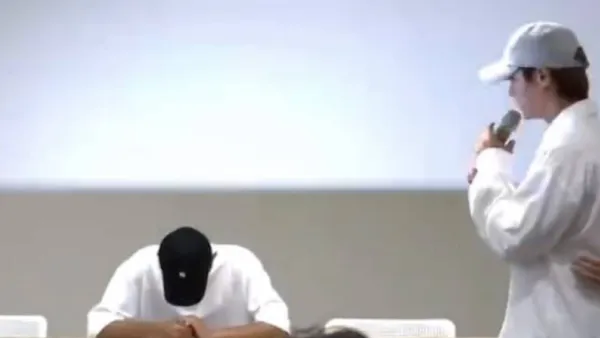 炎亚纶突袭记者会现场 痛哭否认偷拍做强迫意愿的事情