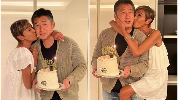 刘嘉玲闺蜜为梁朝伟庆生惹争议 抬腿缠绕对方身体还献吻