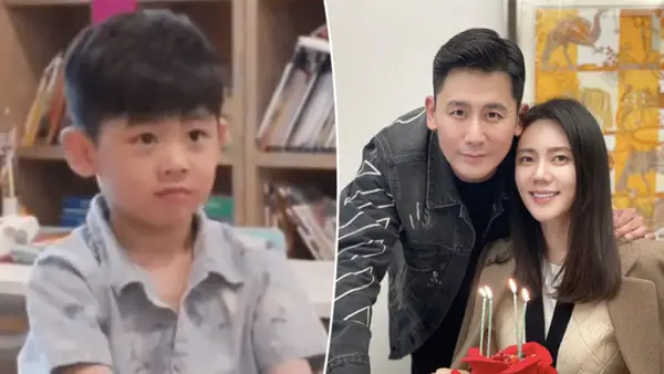 秋瓷炫于晓光儿子正脸照曝光 6岁于大海长得像爸爸