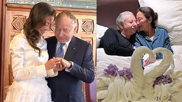 杨紫琼分享婚礼照官宣结婚 夫妻俩躺在床上满脸幸福