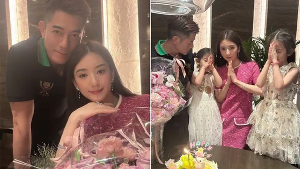 郭富城高调表白为老婆庆生 一家四口颜值逆天温馨宠溺