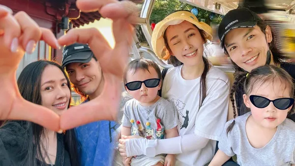 向佐晒九图记录一家四口温馨假期 七夕隔空表白郭碧婷