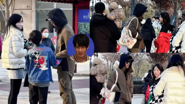 吴尊一家四口游玩 NeiNei全程冷脸闹脾气