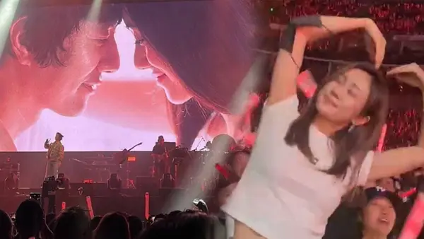 It was too romantic for Liu Yun's wife to express her love at Zheng Jun's concert.