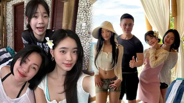 小S和老公许雅钧携家人度假 晒海边美照轻松自在