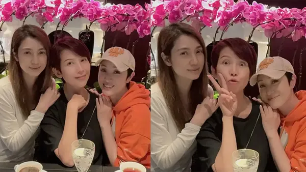 蔡少芬洪欣陈法蓉晒闺蜜合影 闺蜜三人贴贴感情好