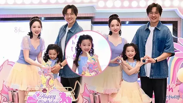 董璇高云翔合体为女儿庆生 小酒窝笑容甜美超可爱