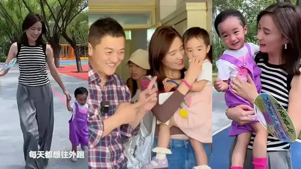 李亚鹏老婆晒带娃日常 2岁女儿越长越像妈妈