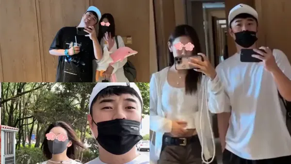 Chen He Zhang Zixuan posted Yunnan travel vlog couples interact sweetly in the same frame