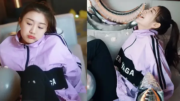 Chen Meng wrote a message celebrating her 31st birthday wearing sportswear and smiling