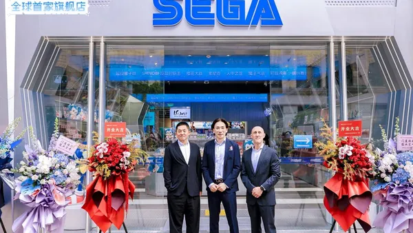 世嘉全球首家旗舰店开业仪式盛大举行 索尼克空降百联ZX引爆狂欢