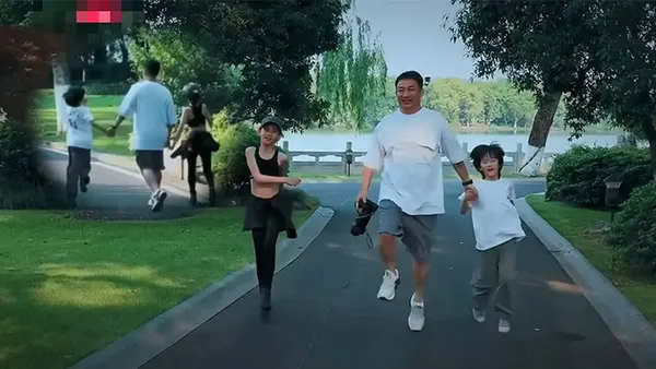 黄磊孙莉带女儿儿子出游杭州西湖 一家四口画面温馨其乐融融
