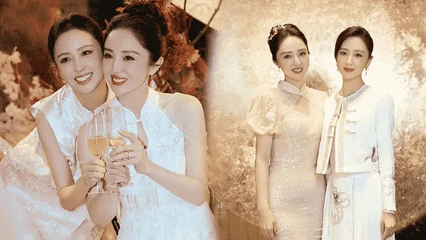 Tong Liya took Dong Xuan's wedding photos and sent blessings! The two sisters posted a photo and smiled brightly