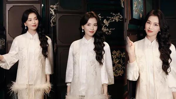 Liu Tao wears new Chinese clothes gently and generously! Showing the unique charm of oriental beauty