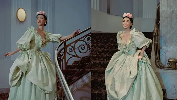 Zhong Chuxi transformed into a medieval classical girl with a smile and a sense of high-level feeling