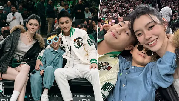 何猷君奚梦瑶为6岁儿子庆祝生日！一家三口合影温馨有爱