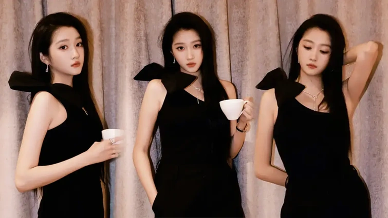 关晓彤黑色蝴蝶结西装释新图 沉稳格调尽显优雅气质