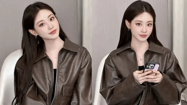 祝绪丹的“非正式跨年”:皮衣甜妹+毛衣吃货,是年末最舒服的松弛感