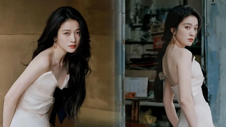 粉纱曳地，光影织梦：张雪迎的「电影感」时装诗