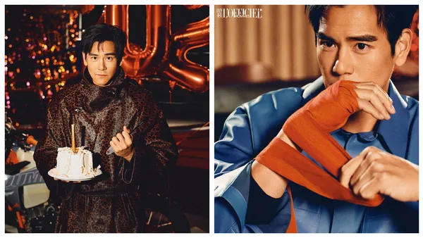 彭于晏封面大片开年刊 片场内外展现演员能量