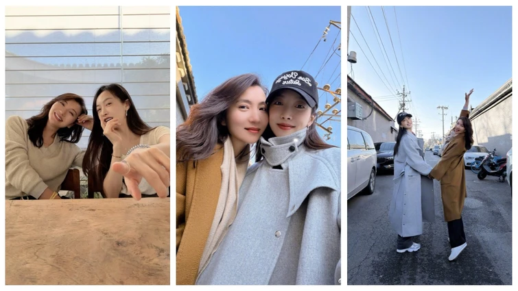 宋茜情人节晒与好姐姐陈好合照！二人拥抱贴贴感情好