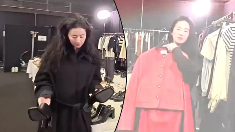 刘亦菲情人节晒工作花絮 素颜状态颜值依旧惊艳