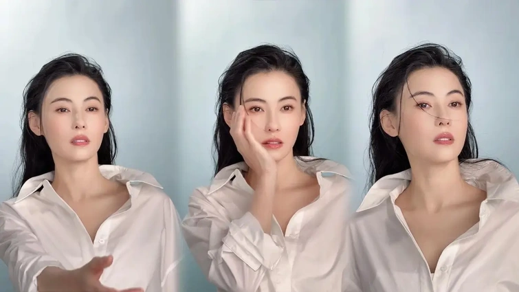 清透感拉满！张柏芝新年开工照，每一帧都是电影截图