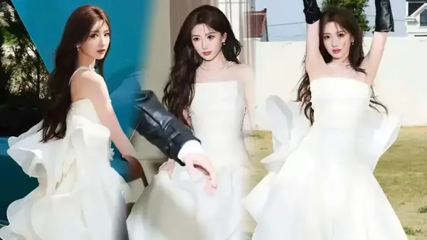 毛晓彤凭一袭白裙成了“在逃公主”天花板