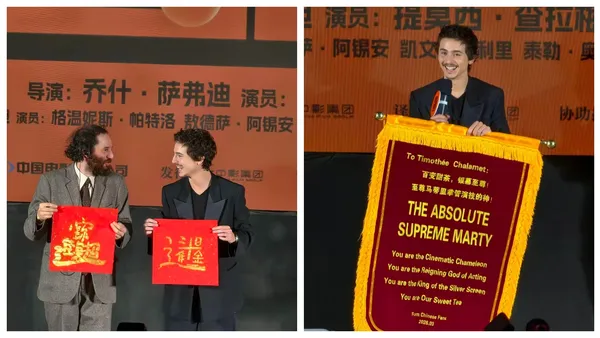 電影《至尊馬蒂》盛大首映 “甜茶”提莫西·查拉梅苦練七年乒乓球