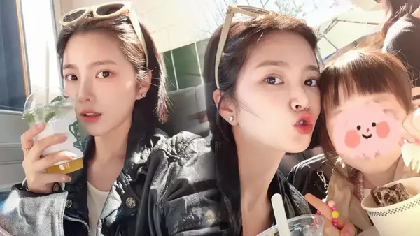 杜淳妻子王灿晒与女儿合照 否认二胎传闻